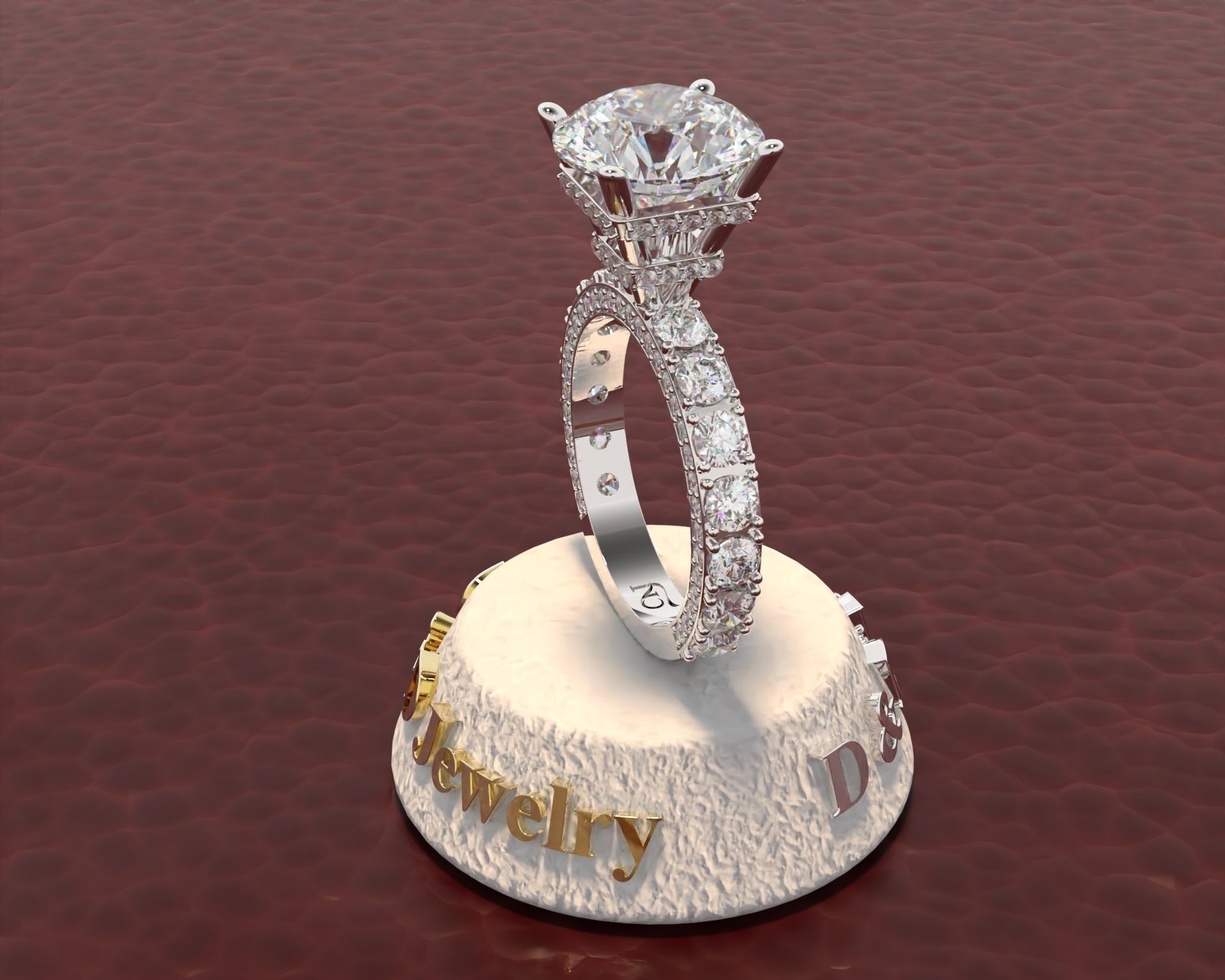 Ring Woman 3D print model_42