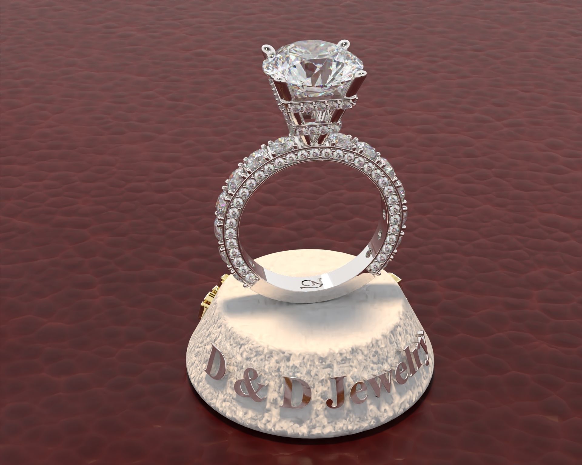 Ring Woman 3D print model_34
