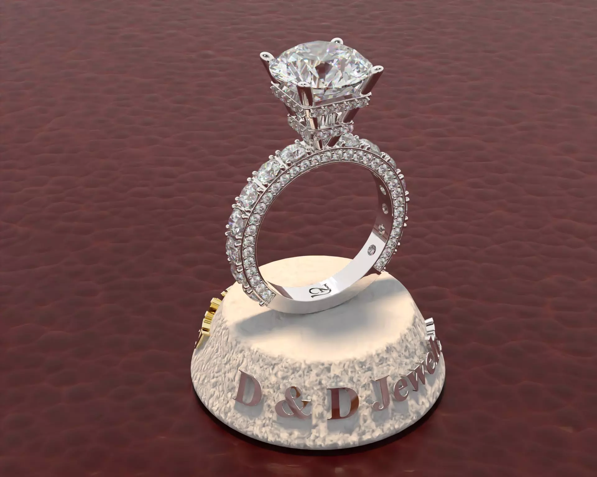Ring Woman 3D print model_0