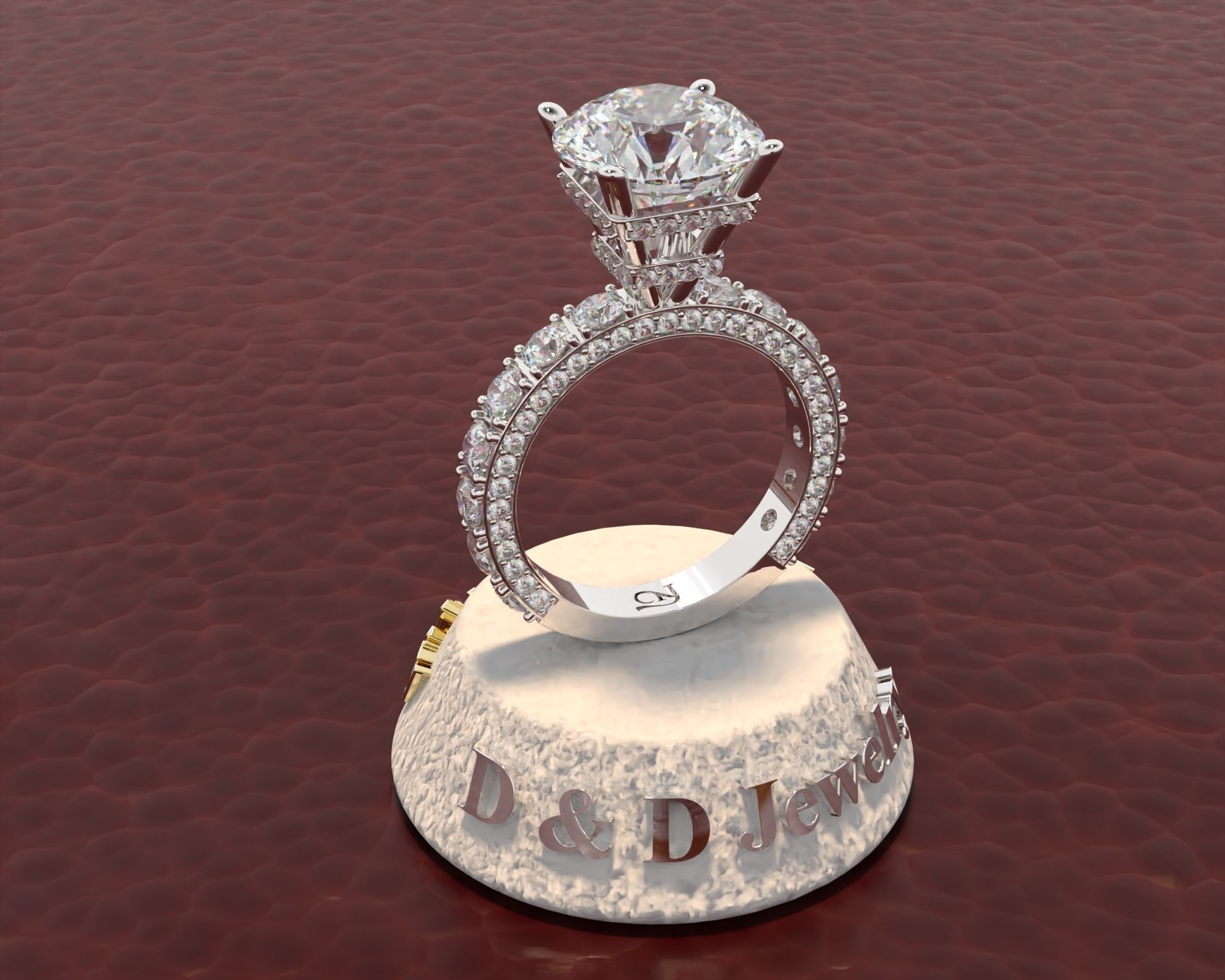 Ring Woman 3D print model_12