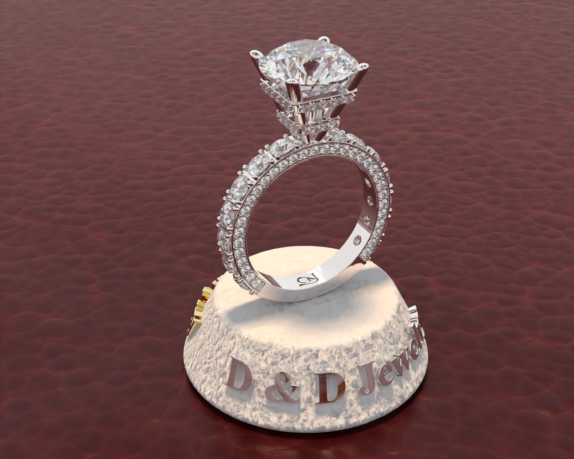 Ring Woman 3D print model_58