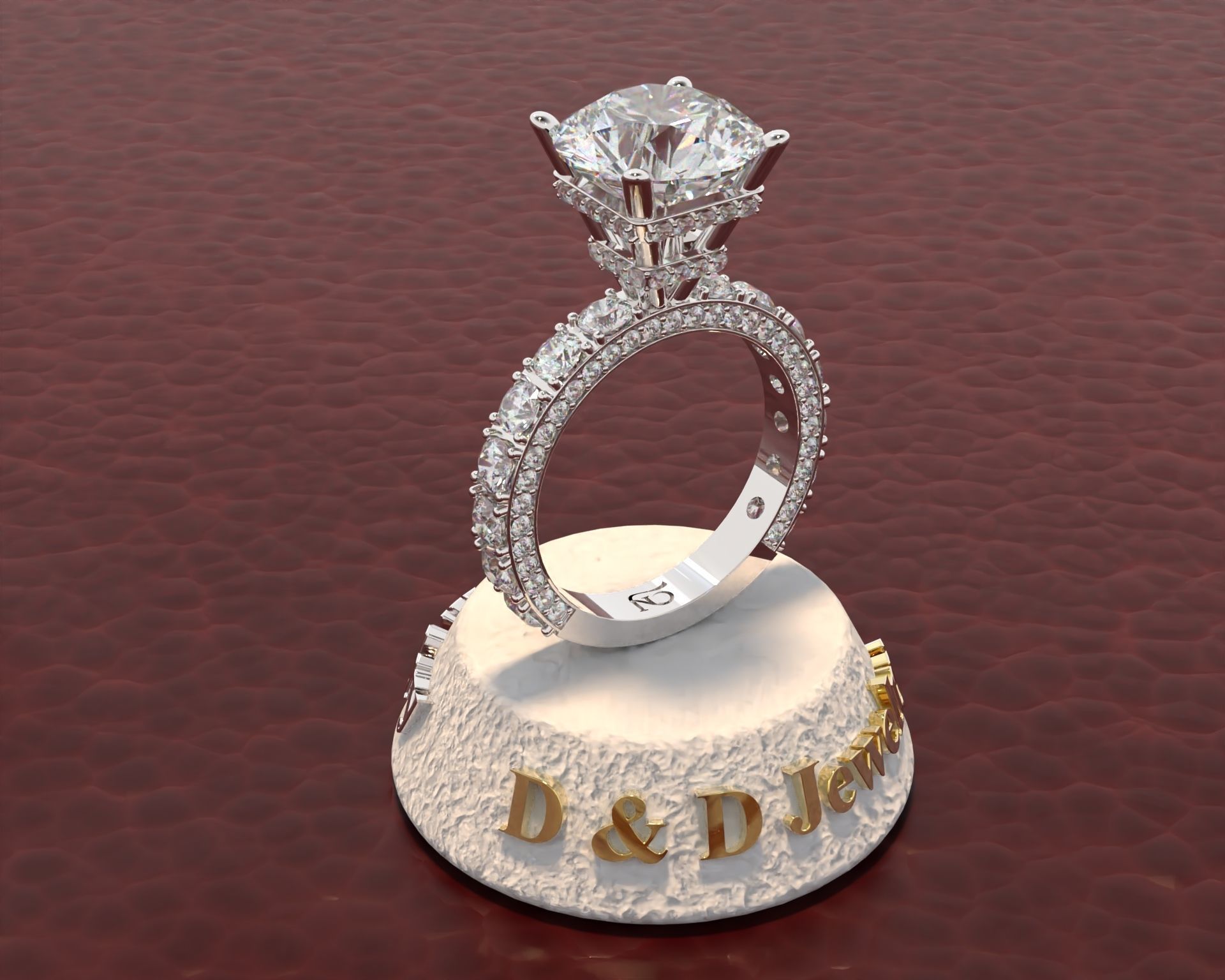 Ring Woman 3D print model_24