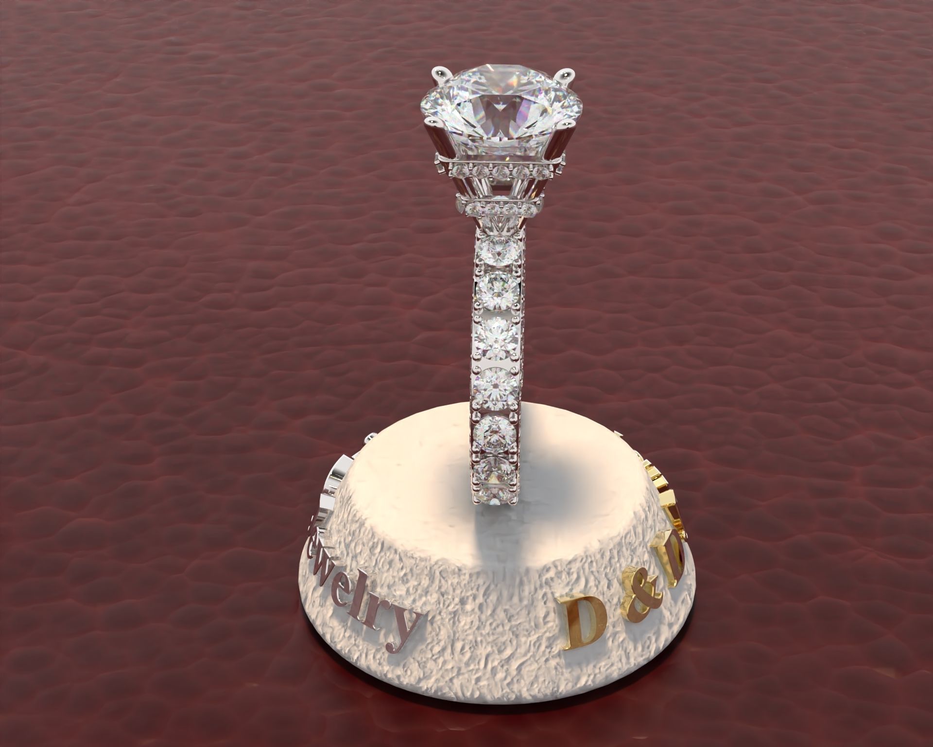 Ring Woman 3D print model_14