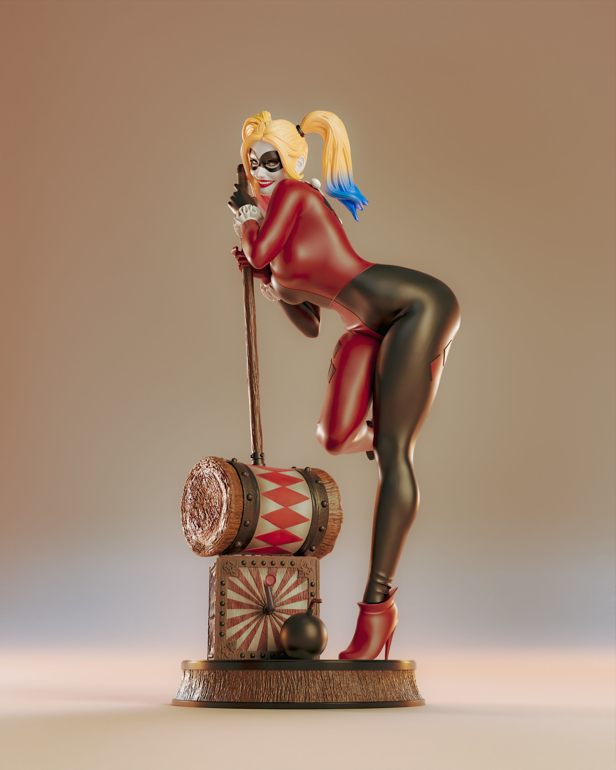 Harley Quinn 3D print model_10
