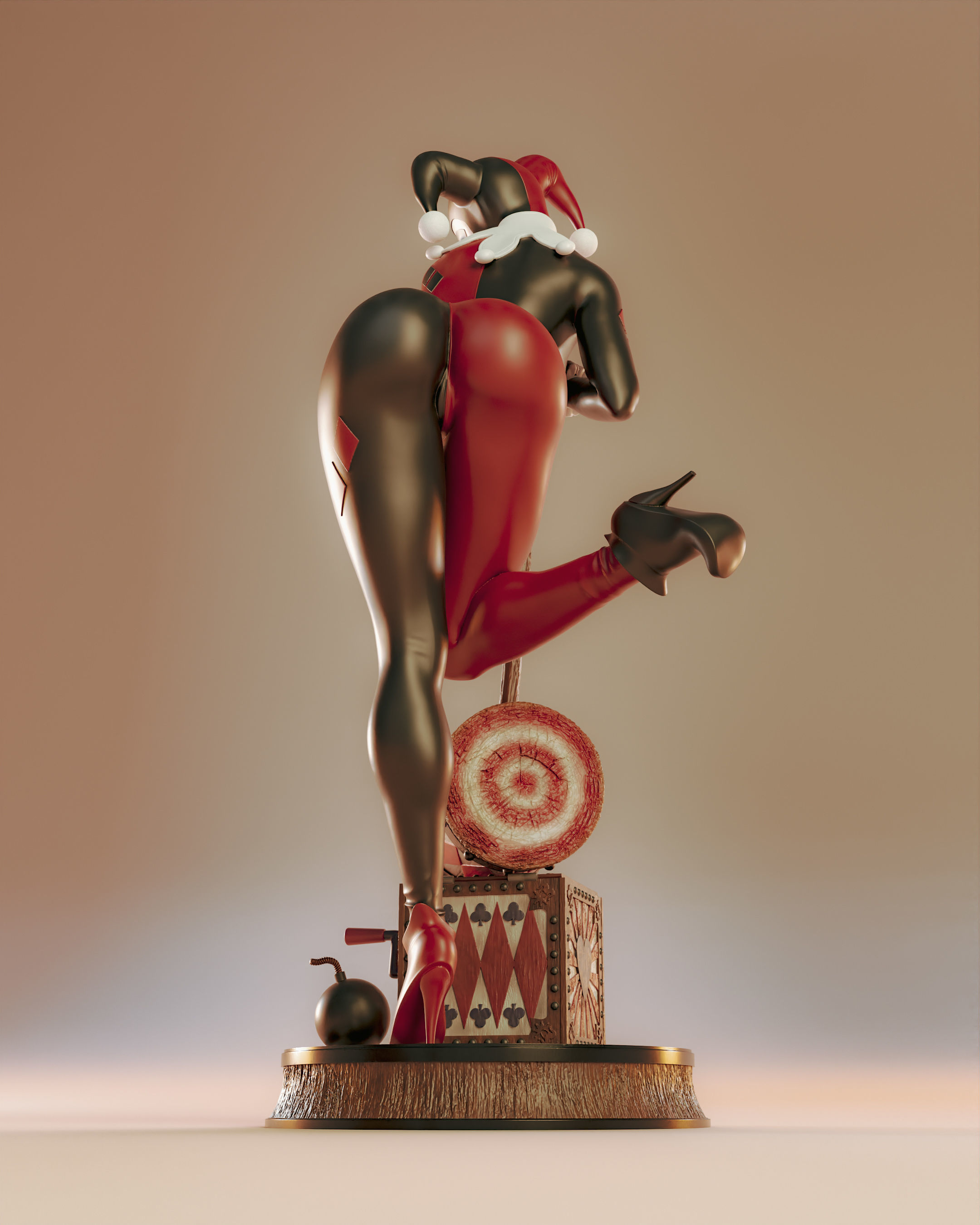 Harley Quinn 3D print model_8