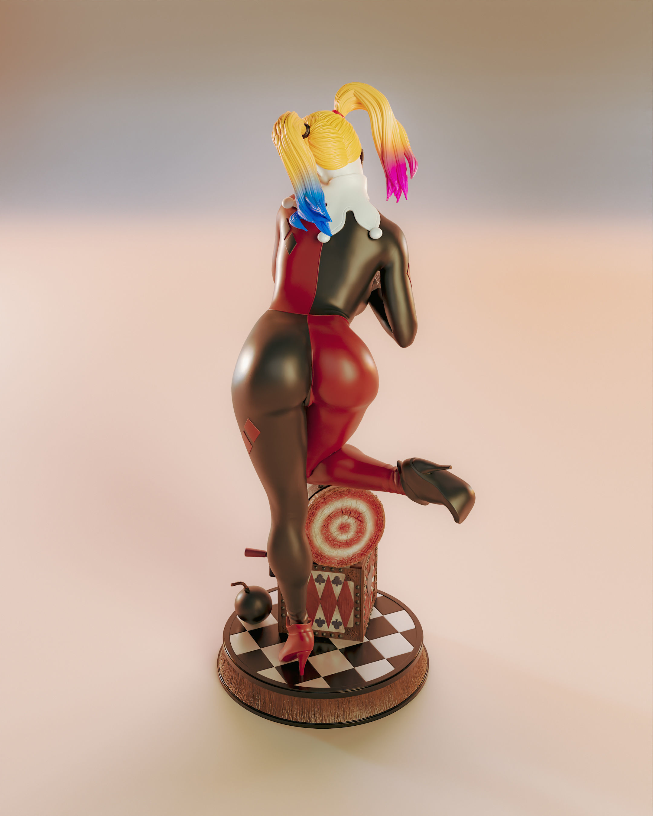 Harley Quinn 3D print model_11
