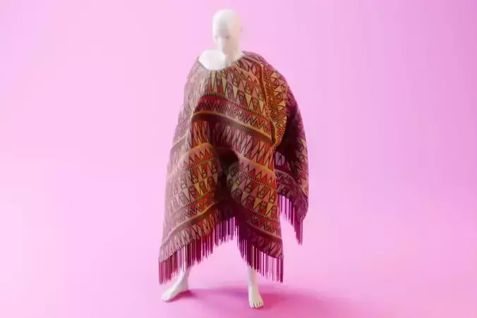 Poncho Free 3D model