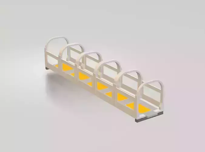 Space tunnel low poly