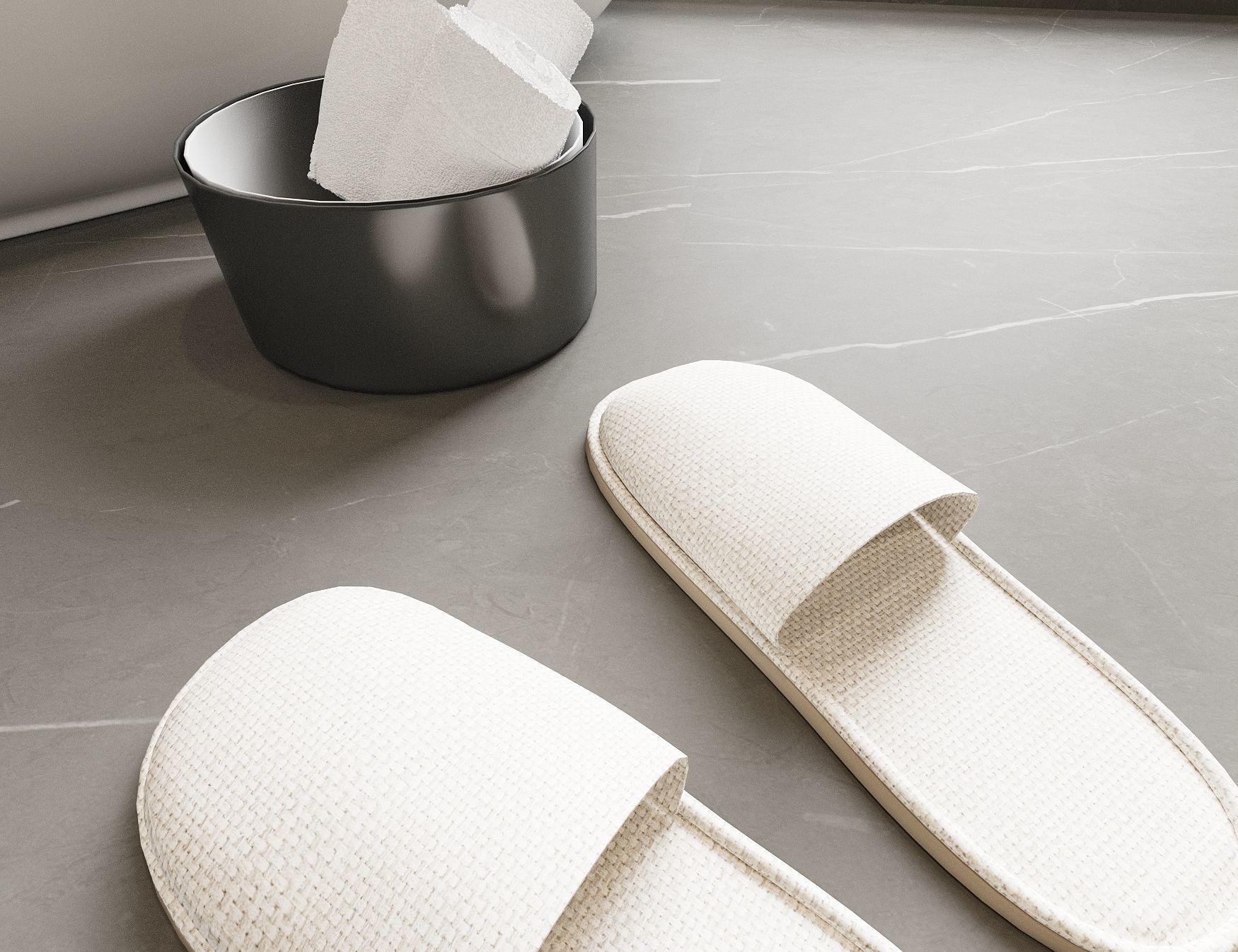 Bathroom full scene 3D model 3D model_3