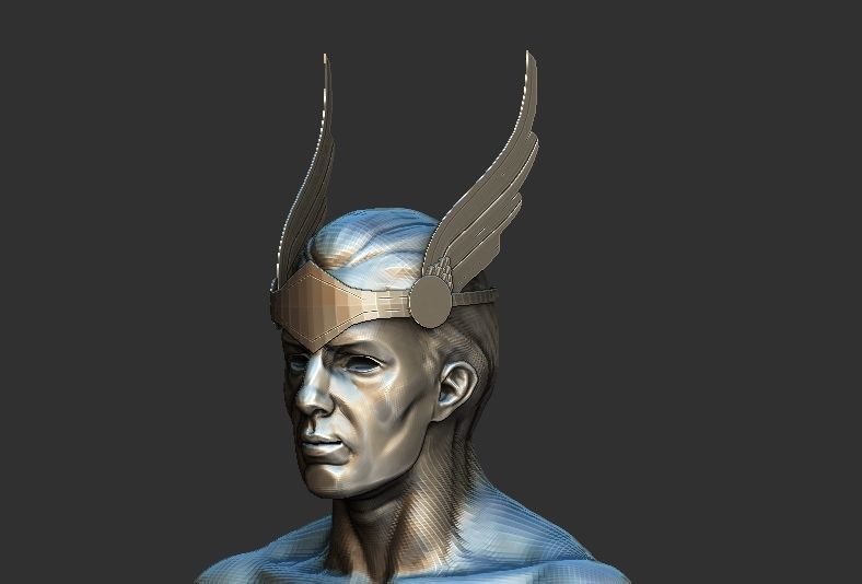 15 Headband Armor Base Mesh Low-poly 3D model_1