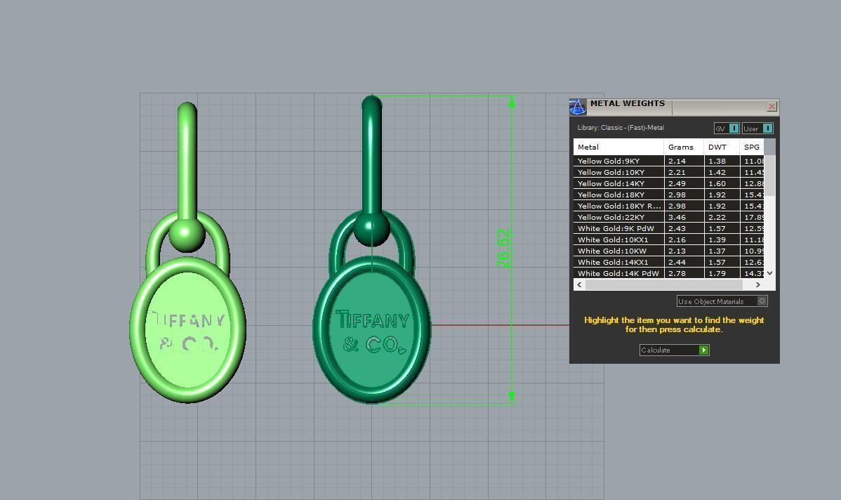 Tiffany half set 3D print model_15