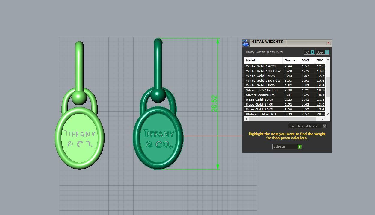 Tiffany half set 3D print model_17