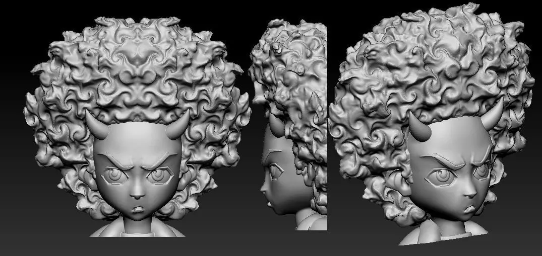 Huey Freeman 3D print model_0