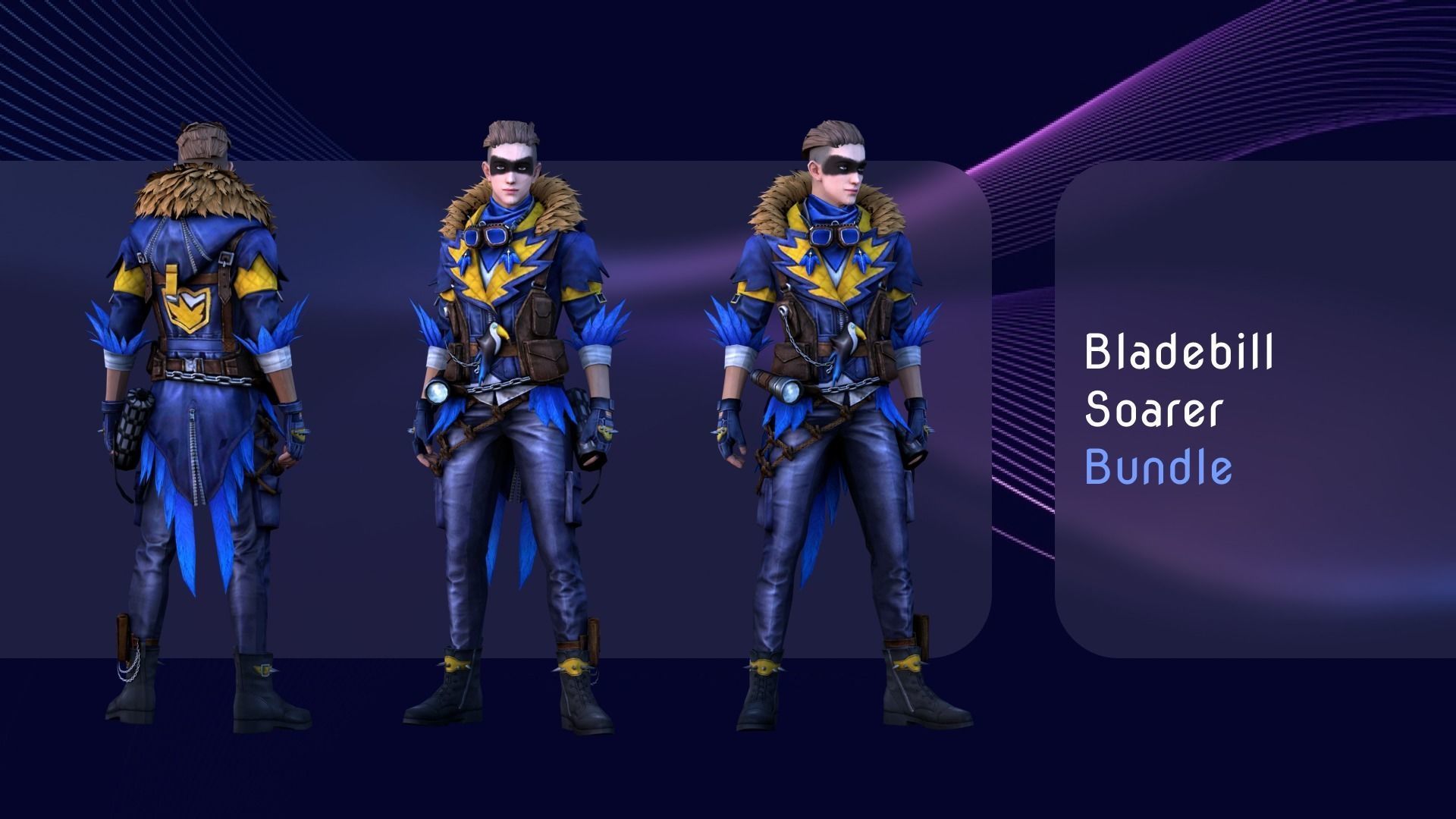 Fashion Free Fire Bundles - 26 Characters Low-poly 3D model_2