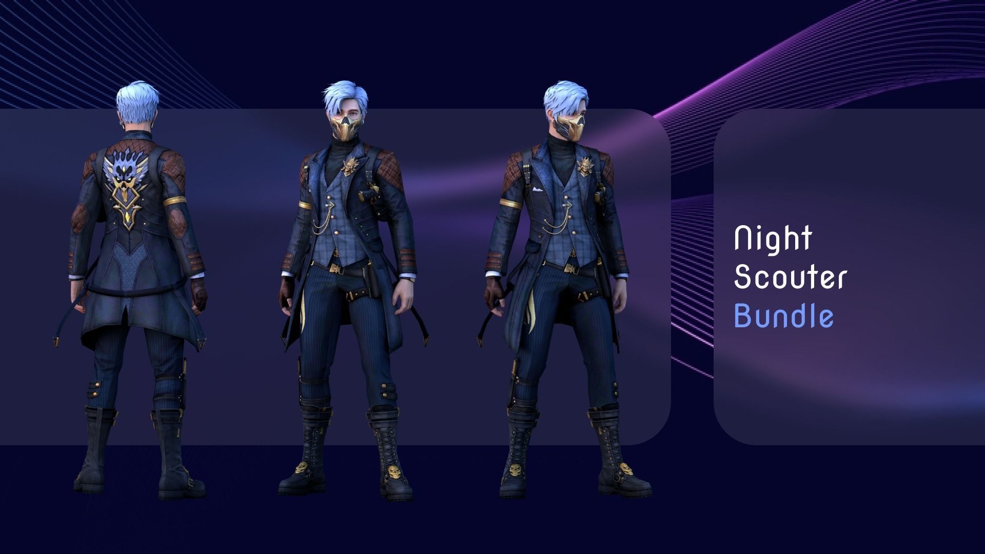 Fashion Free Fire Bundles - 26 Characters Low-poly 3D model_17