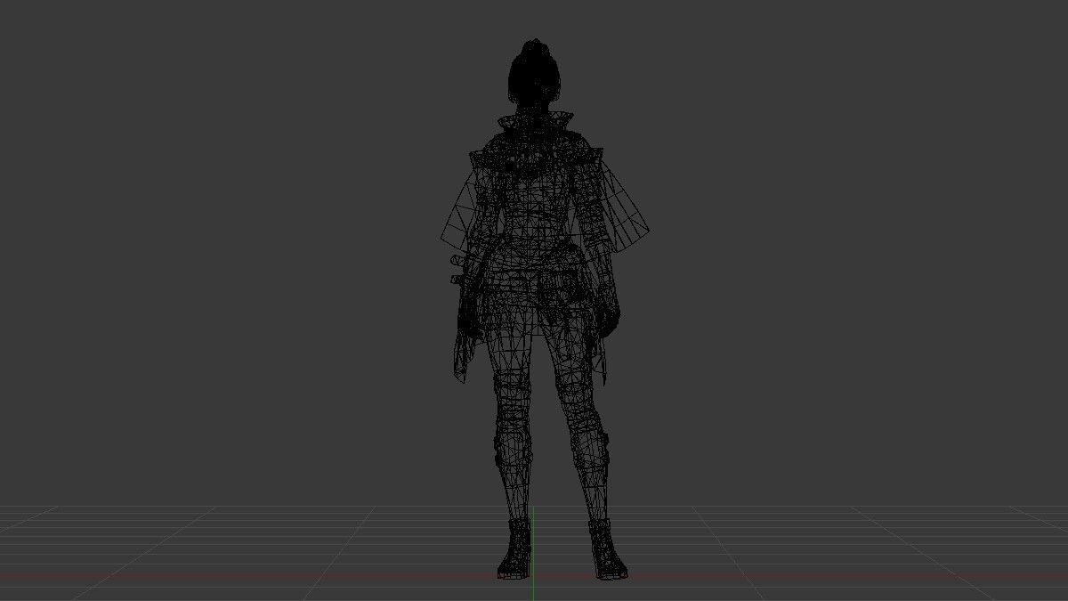 Fashion Free Fire Bundles - 26 Characters Low-poly 3D model_48