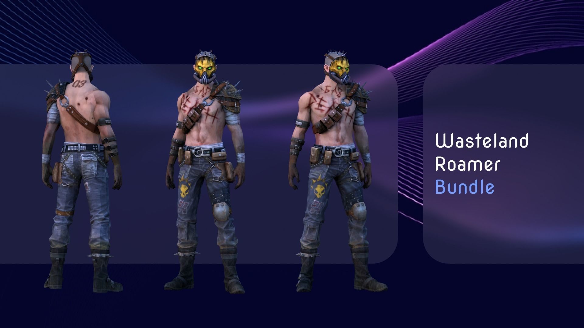 Fashion Free Fire Bundles - 26 Characters Low-poly 3D model_26