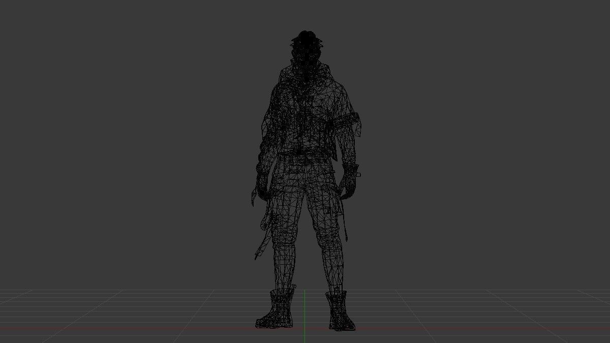 Fashion Free Fire Bundles - 26 Characters Low-poly 3D model_44