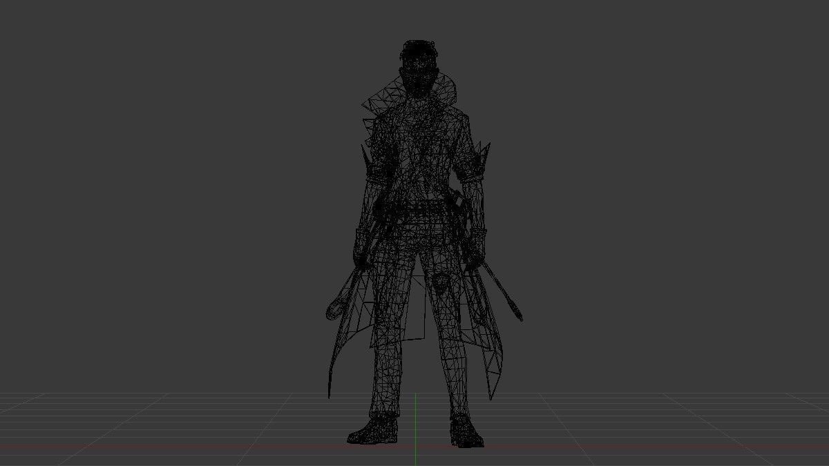 Fashion Free Fire Bundles - 26 Characters Low-poly 3D model_47