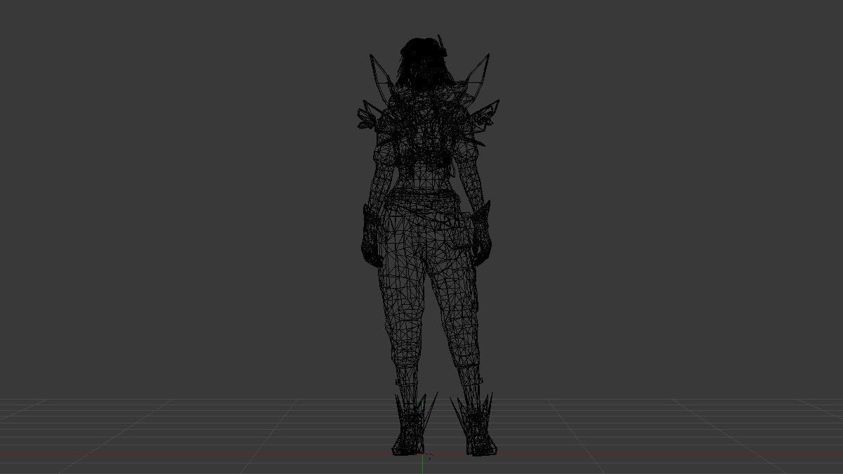 Fashion Free Fire Bundles - 26 Characters Low-poly 3D model_45