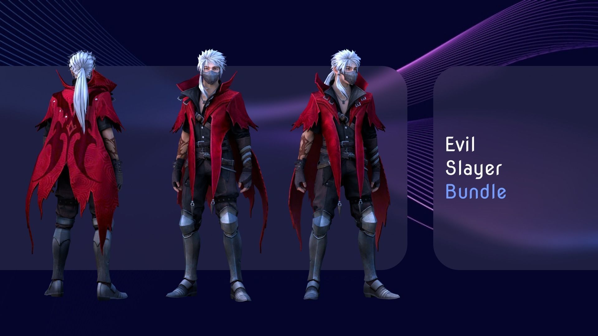 Fashion Free Fire Bundles - 26 Characters Low-poly 3D model_16