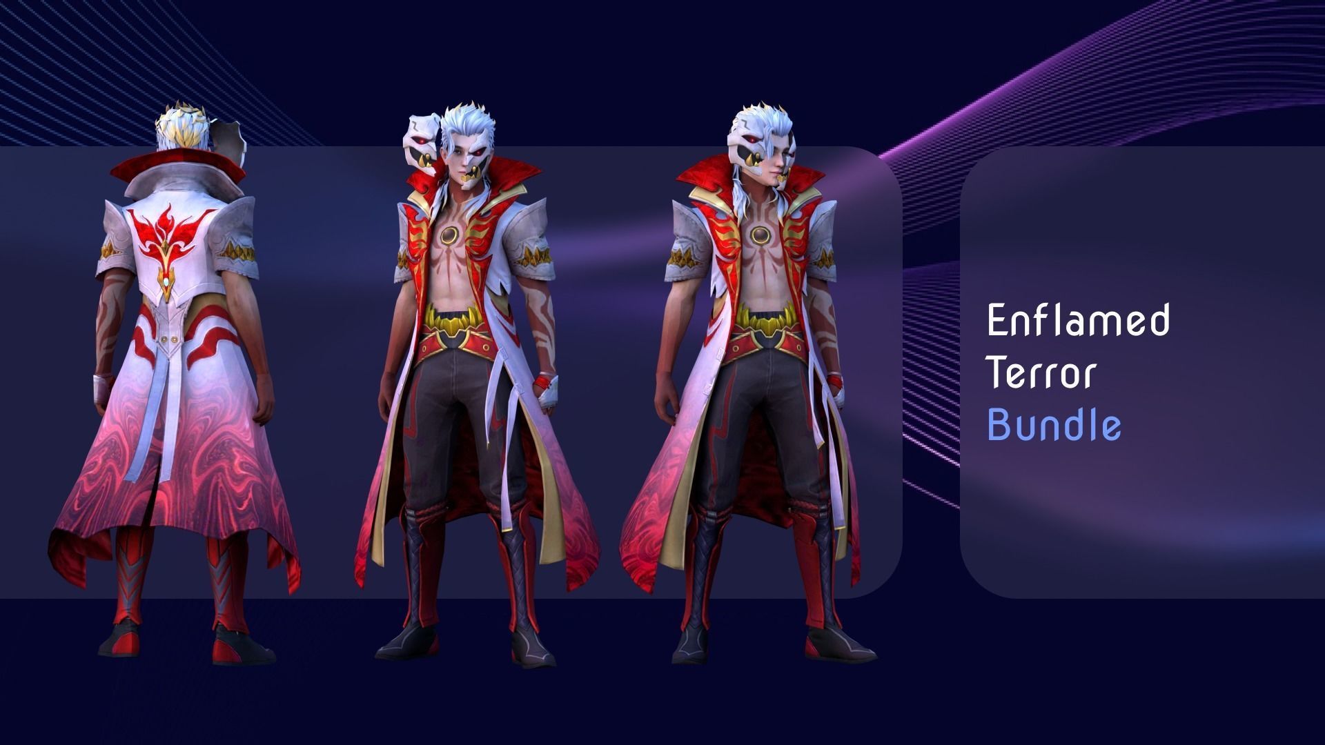 Fashion Free Fire Bundles - 26 Characters Low-poly 3D model_14