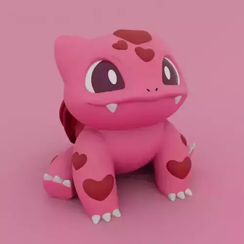 Valentines Special - Bulbasaur 3D print model