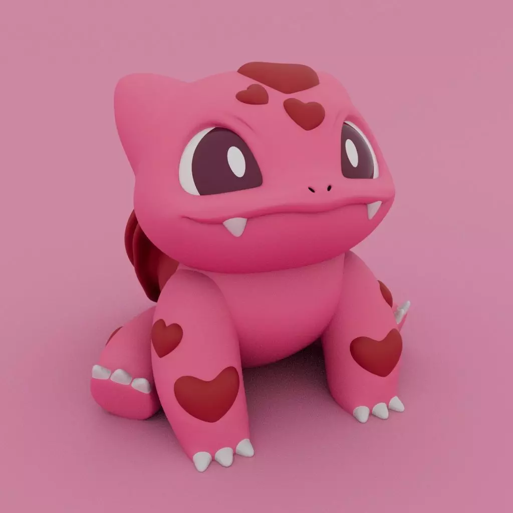 Valentines Special - Bulbasaur 3D print model_0