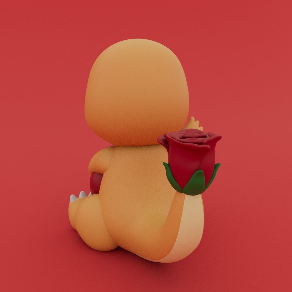 Valentines Special - Charmander 3D print model_1
