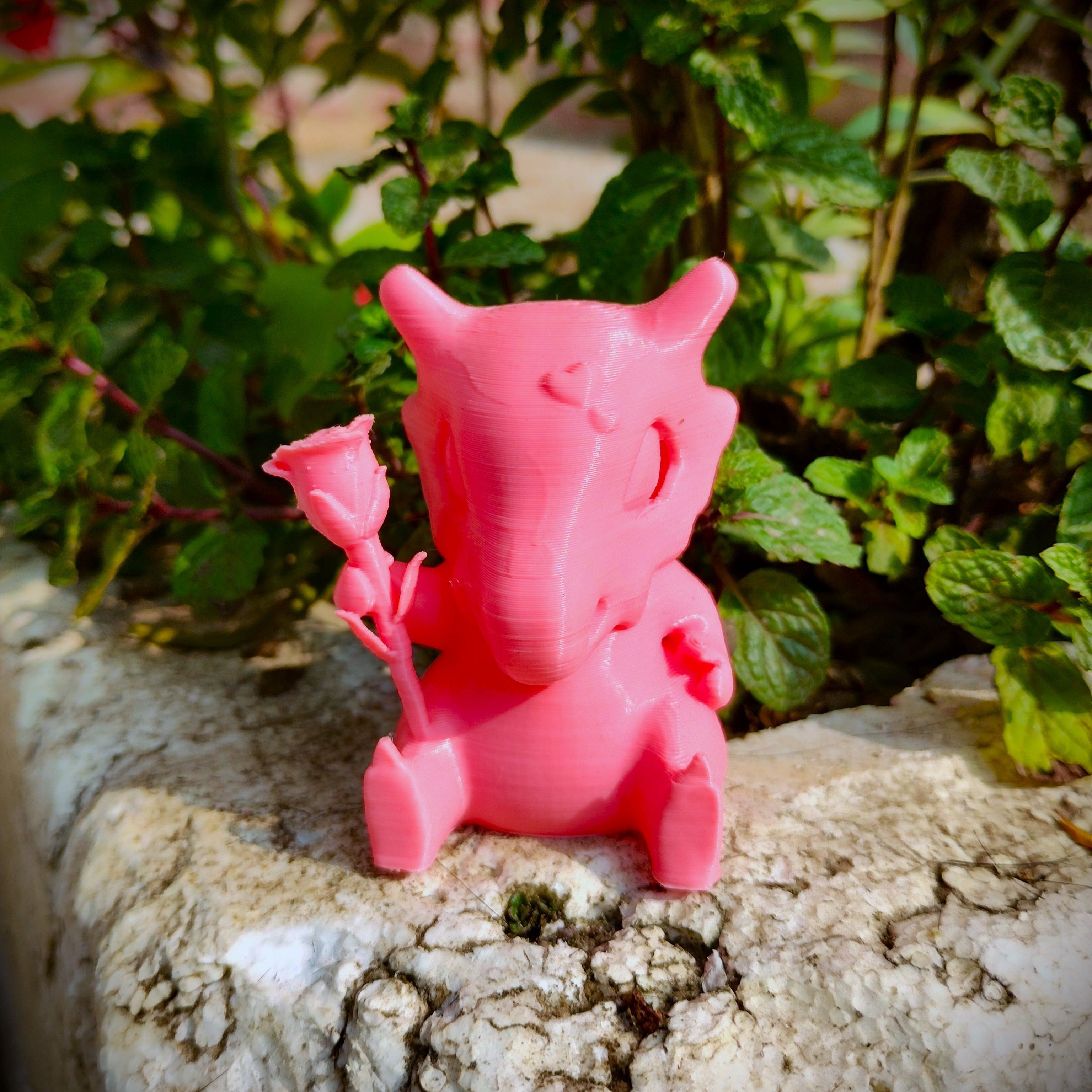 Valentines Special - Cubone 3D print model_1