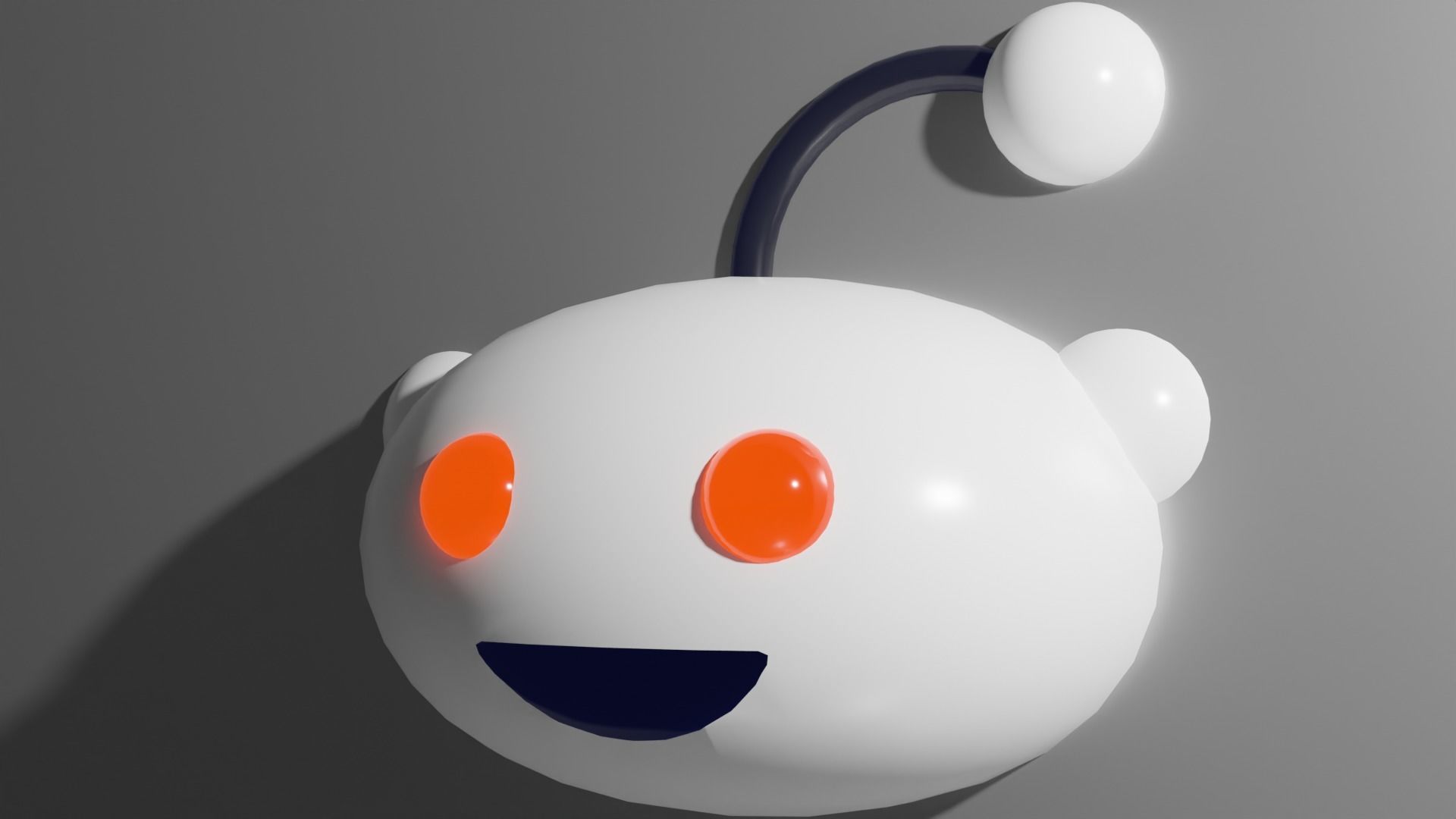 Reddit Logo 3D Model 3D model_11