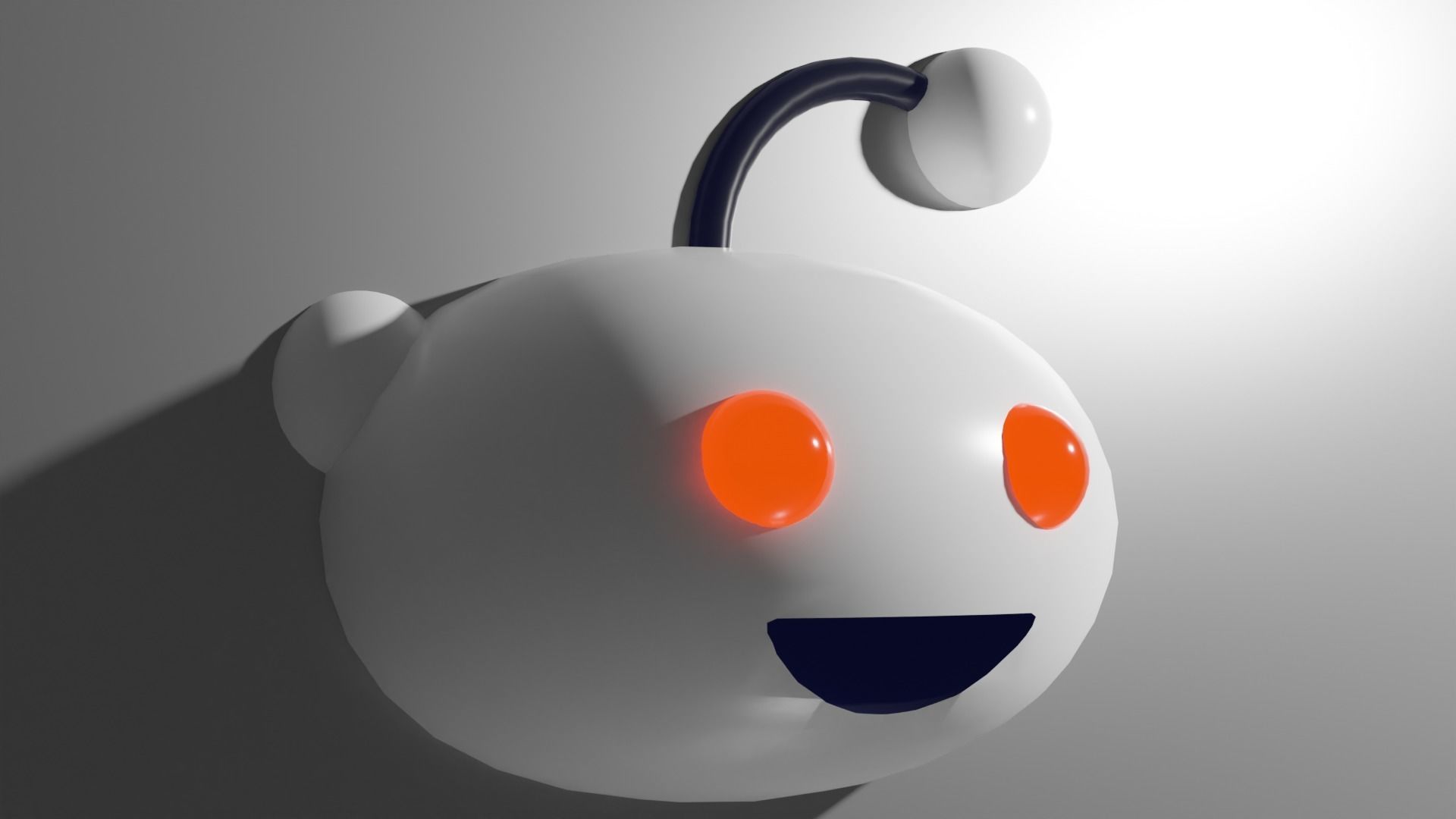 Reddit Logo 3D Model 3D model_13