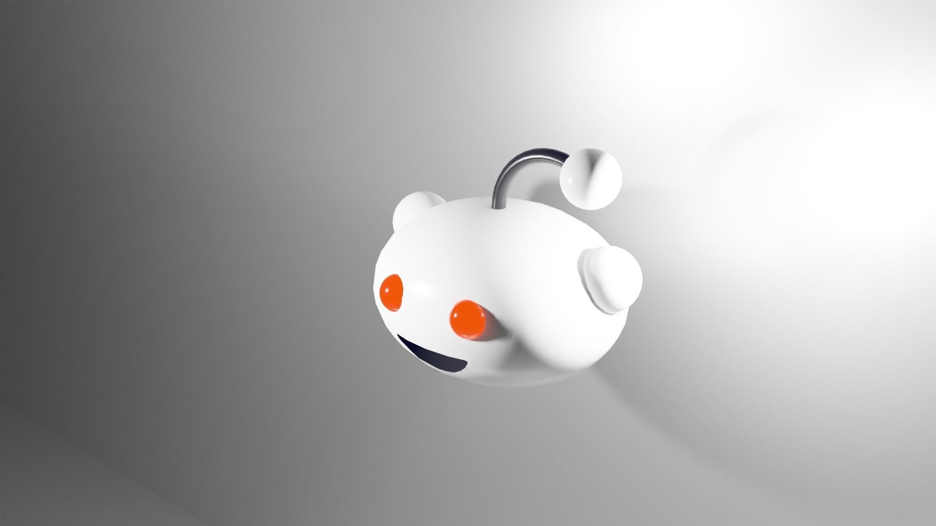 Reddit Logo 3D Model 3D model_17