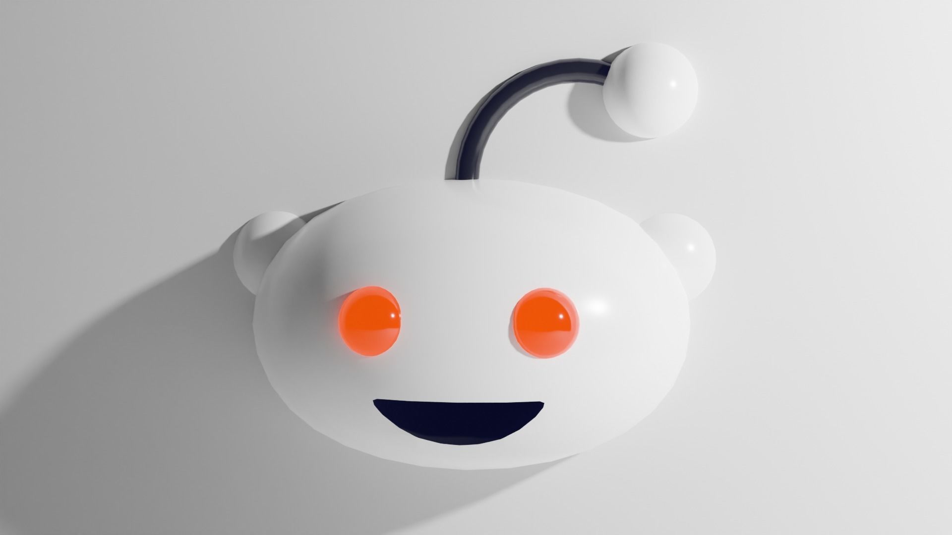 Reddit Logo 3D Model 3D model_1