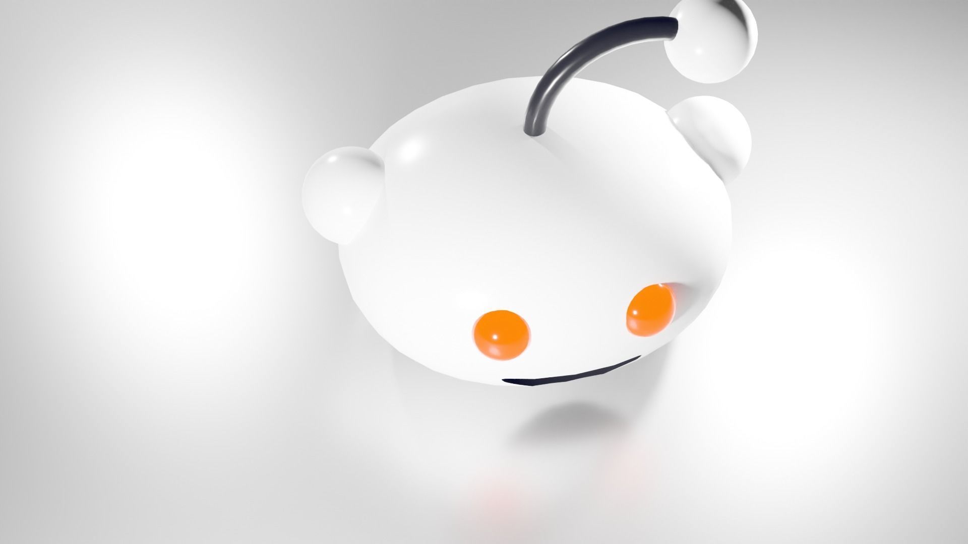 Reddit Logo 3D Model 3D model_19