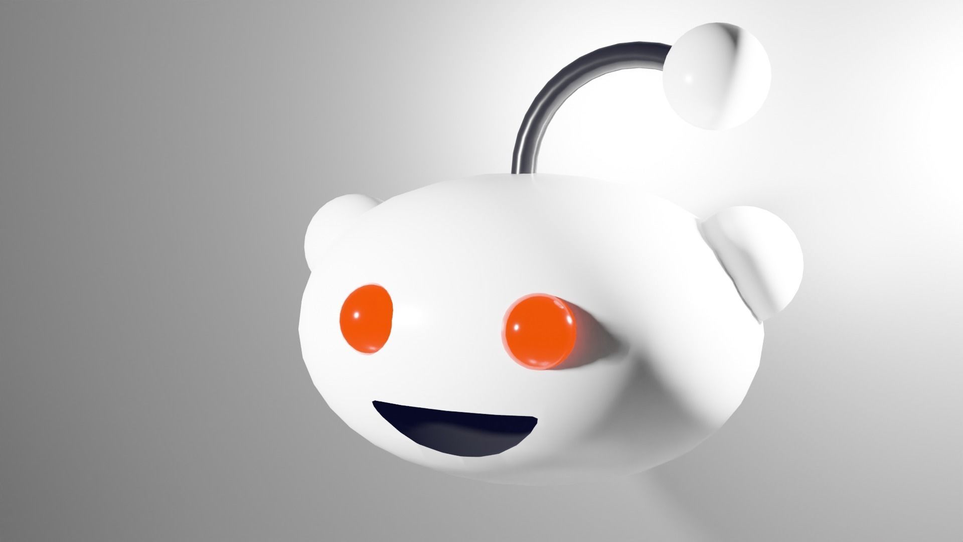 Reddit Logo 3D Model 3D model_18