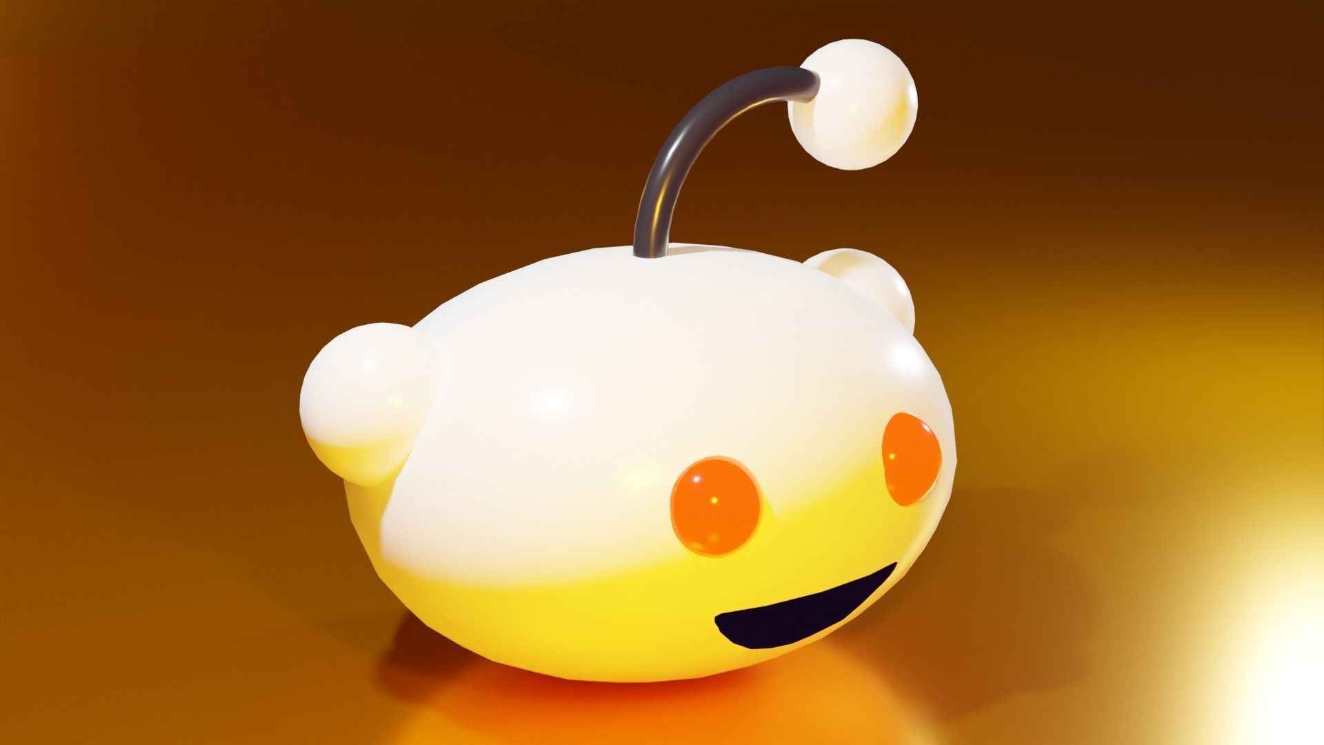 Reddit Logo 3D Model 3D model_7