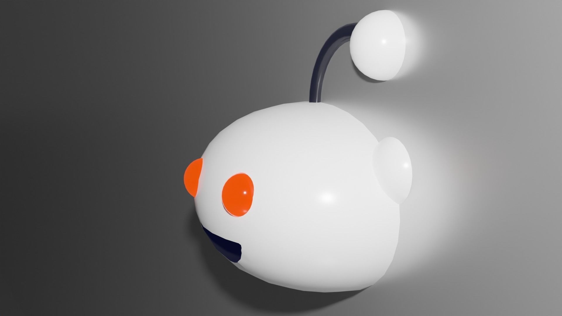 Reddit Logo 3D Model 3D model_16