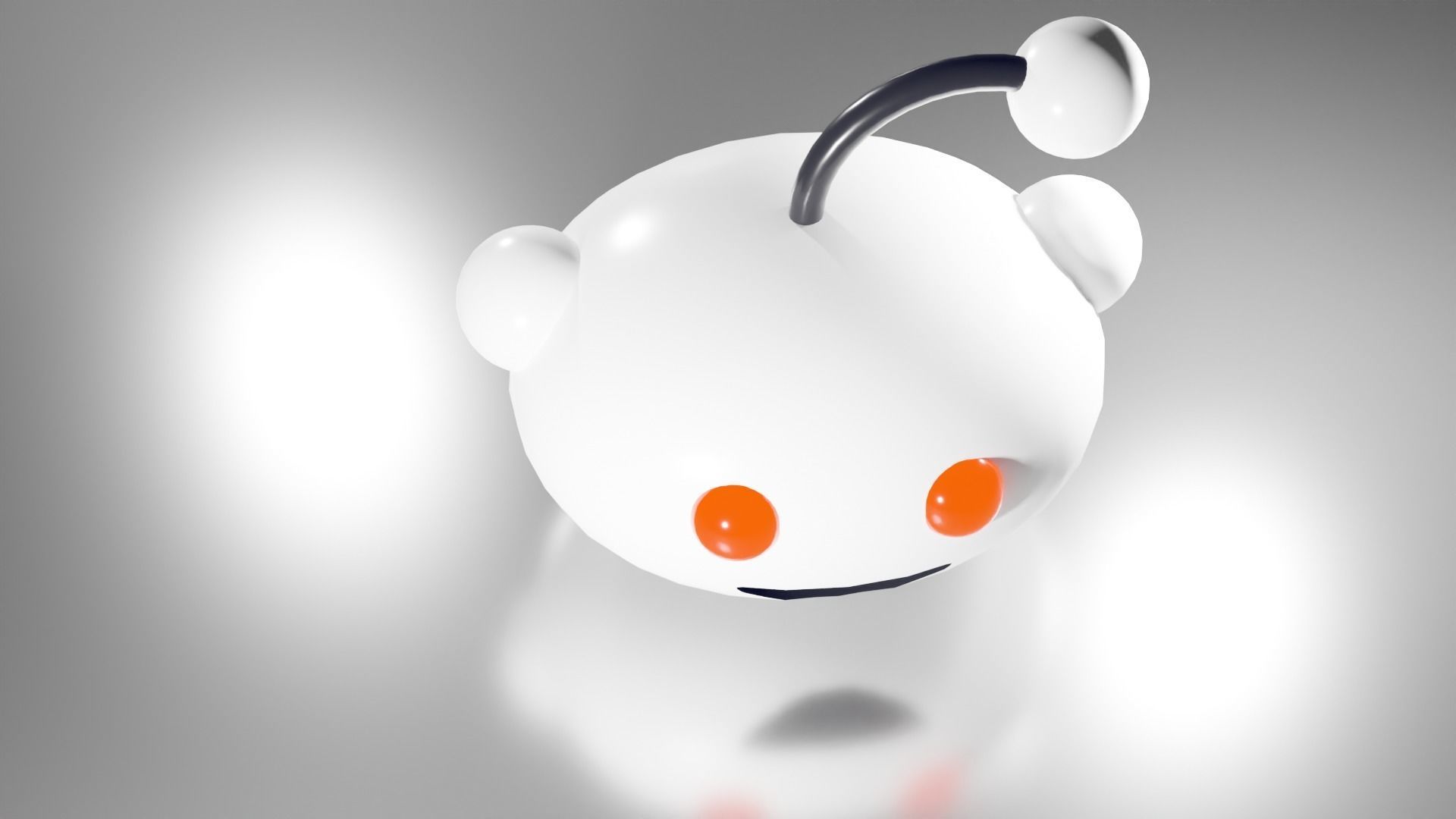 Reddit Logo 3D Model 3D model_20