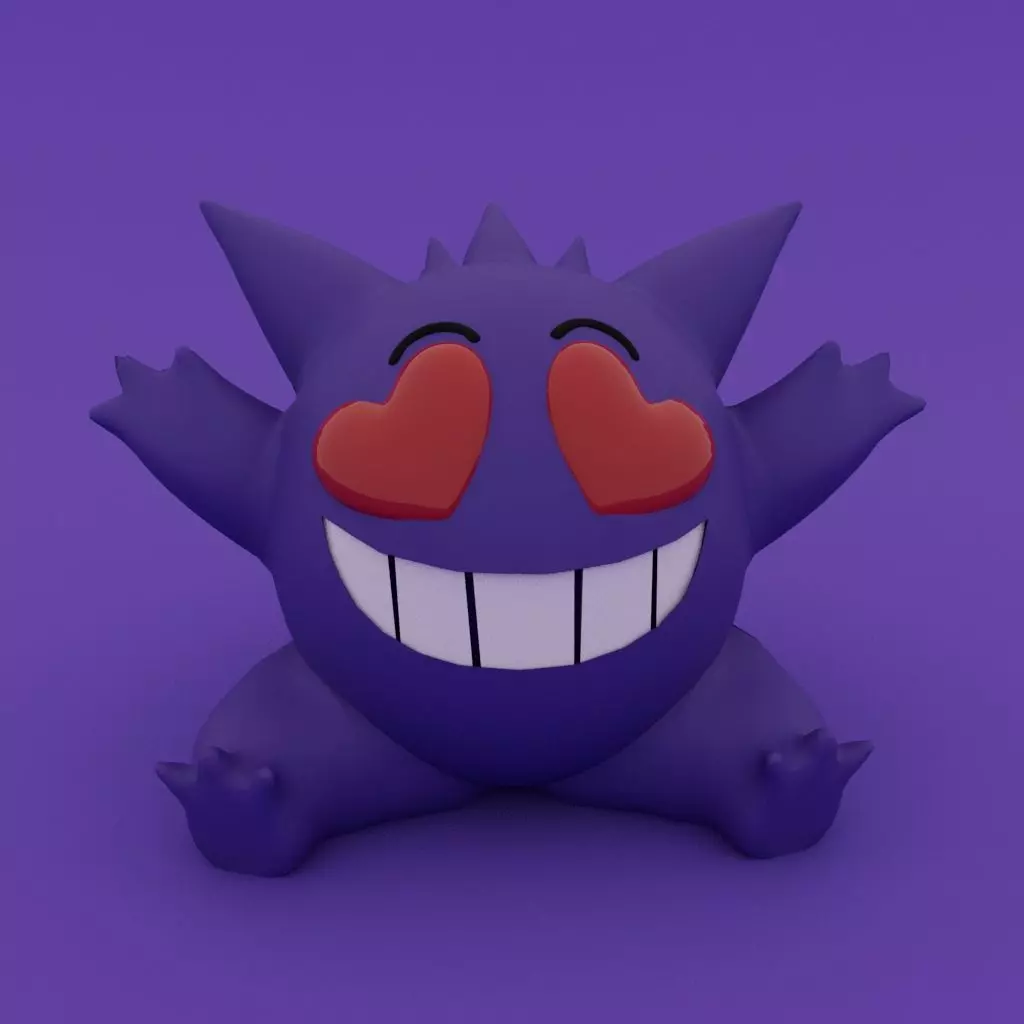 Valentines Special - Gengar 3D print model_0