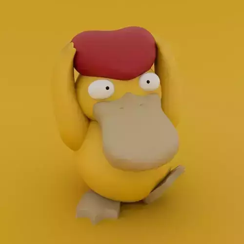 Valentines Special - Psyduck 3D print model