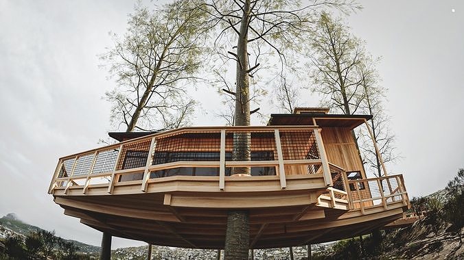 Tree House 3D model 3
