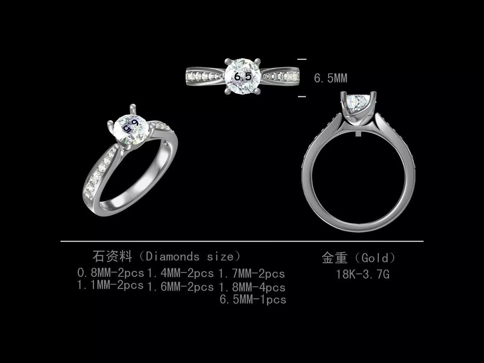 Engagement Diamond ring ready for sale at lowest price Free 3D print model