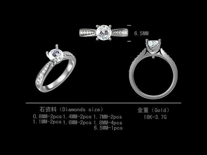 Engagement Diamond ring ready for sale at lowest price Free 3D print model