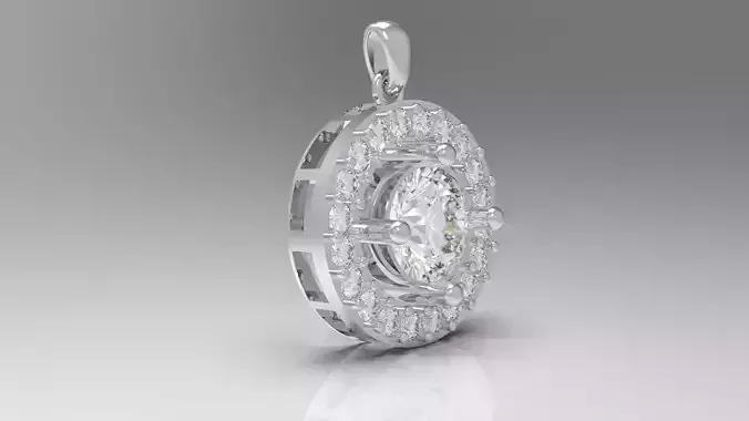 pendant haloo Free 3D print model