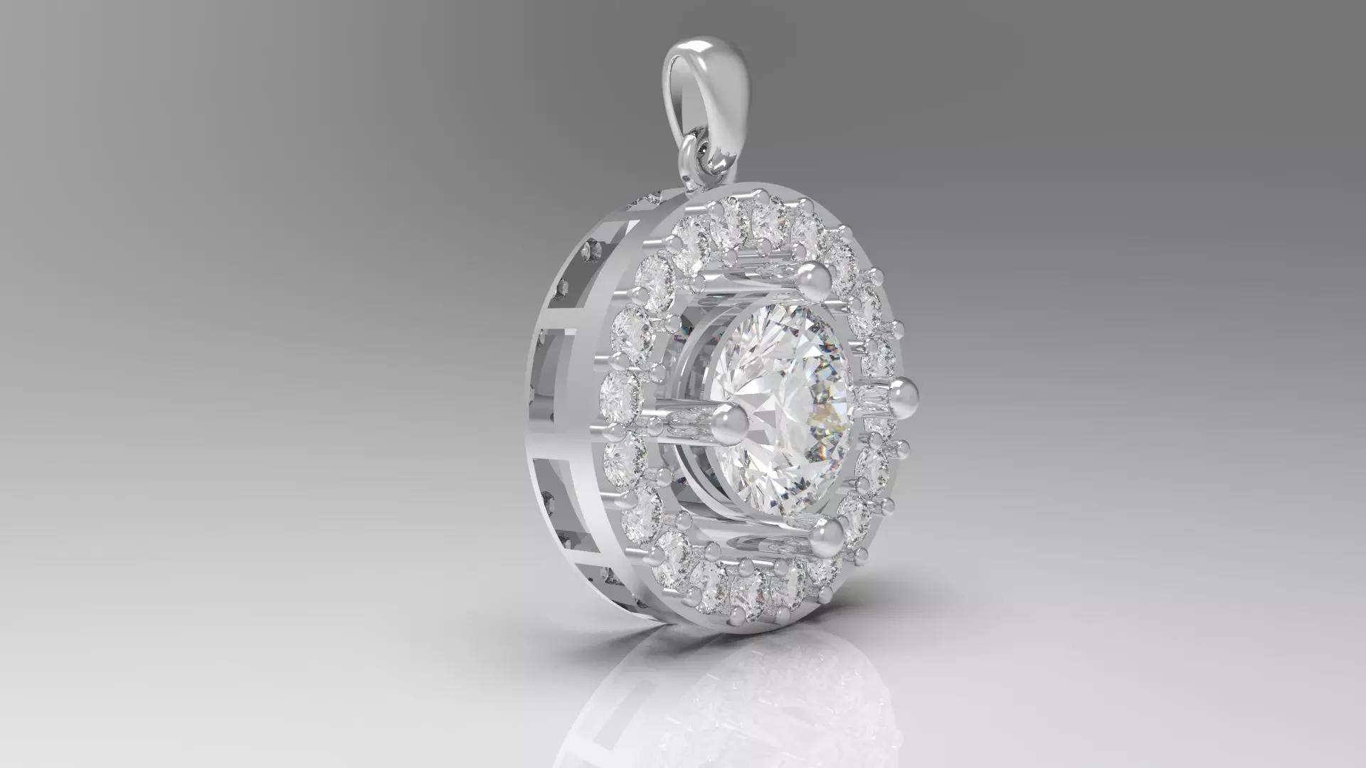 pendant haloo Free 3D print model_0