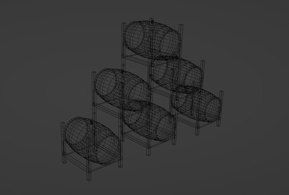 OBJECTS FOR WINE CELLAR 3D model_29