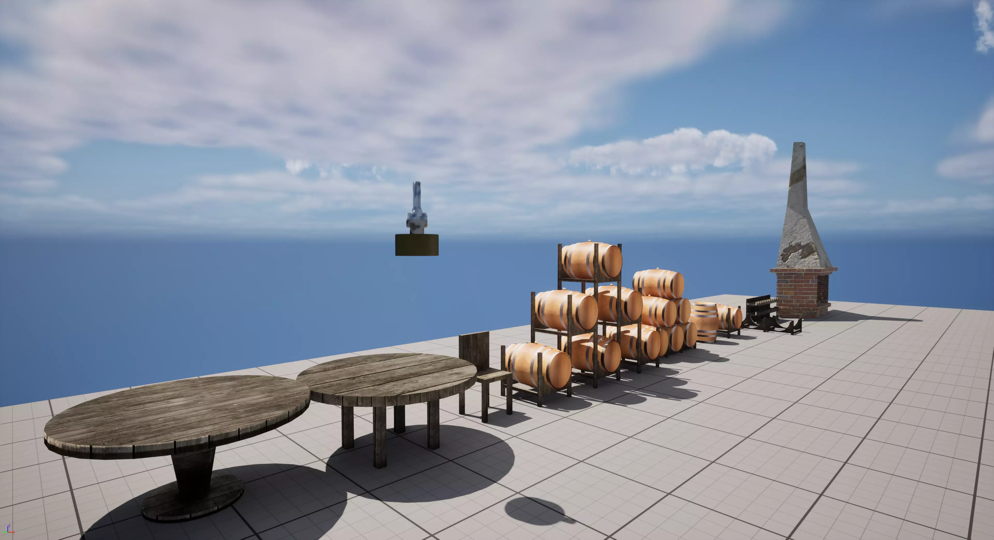 OBJECTS FOR WINE CELLAR 3D model_0