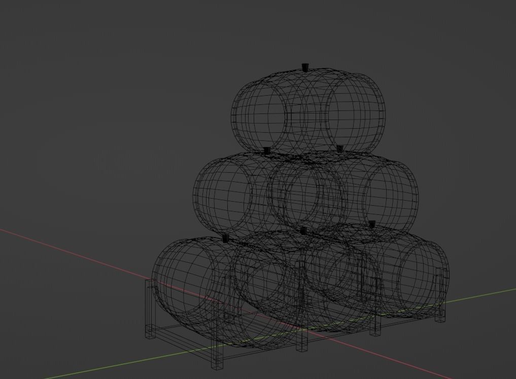 OBJECTS FOR WINE CELLAR 3D model_30