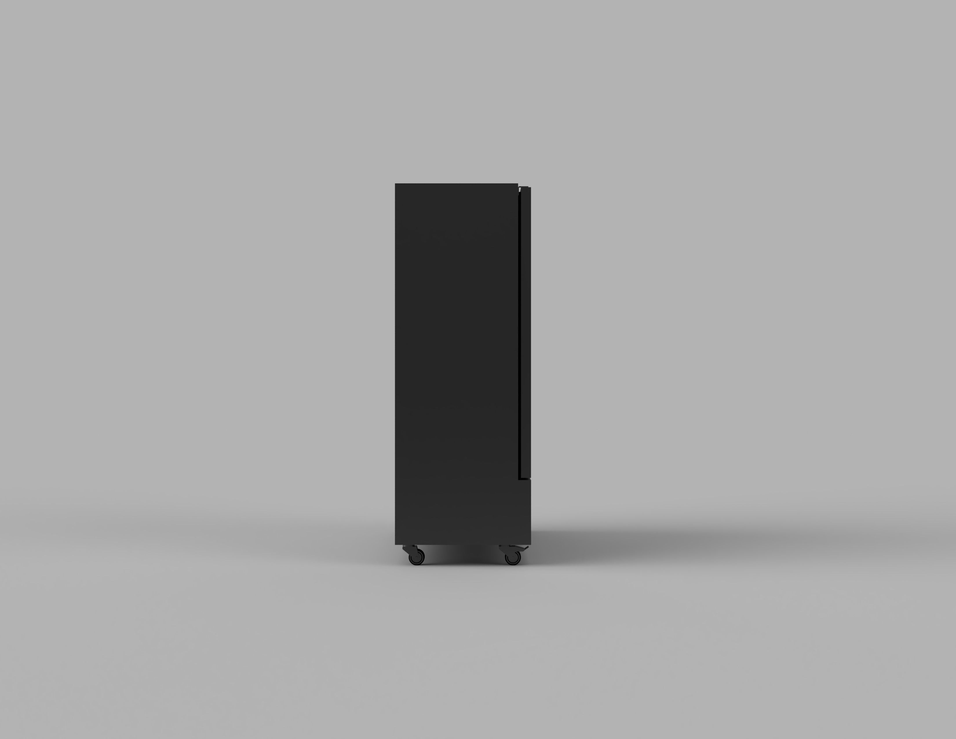 Double Upright Refrigerator or Freezer 3D model_4